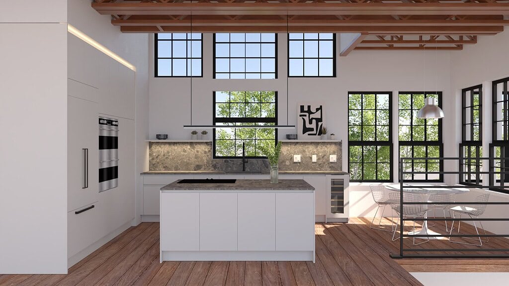 foscari modern kitchen architectural
